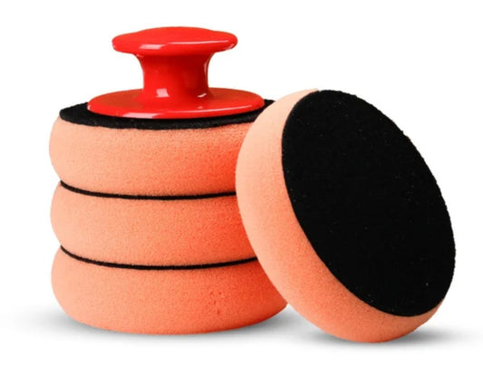 Auto Spa Essentials Applicator Pad 4 pack with 4 red handles